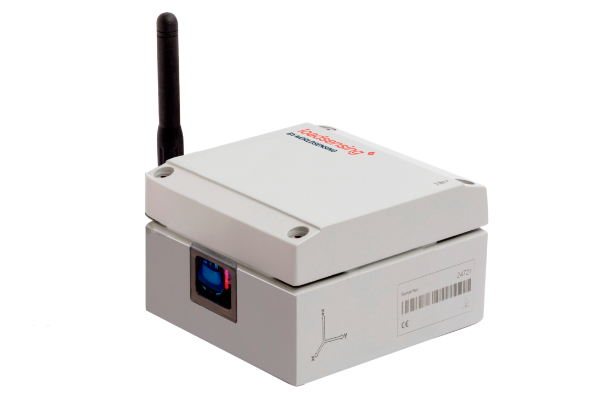 Tilt90-x wireless tiltmeter and laser distance meter from Loadsensing